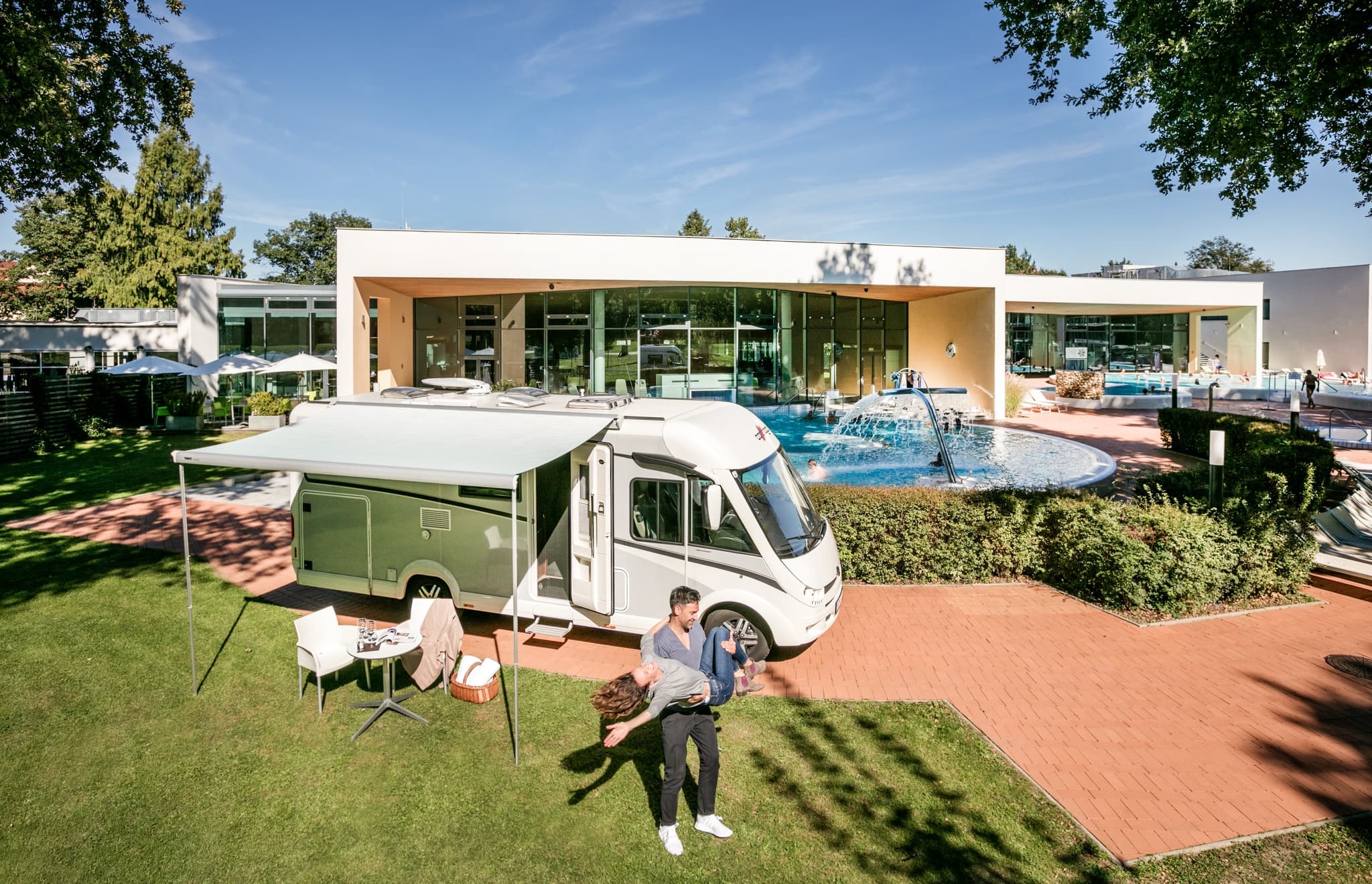 Therme mit Campingplatz in Österreich